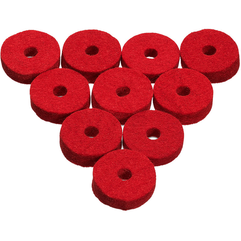 [AWFR] Ahead Cymbal Felts - Red - 10-Pack