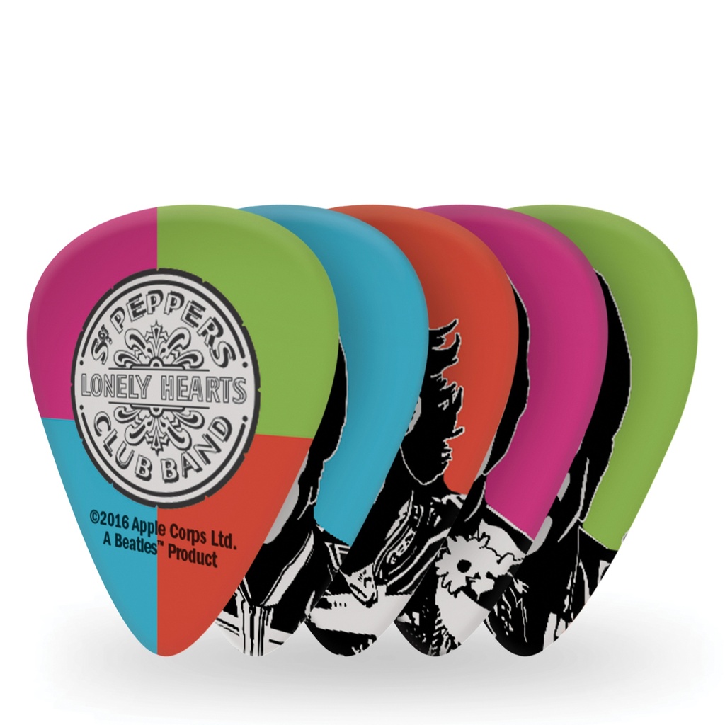 D'Addario Sgt. Pepper's Lonely Hearts Club Band 50th Anniversary Light Gauge Guitar Picks