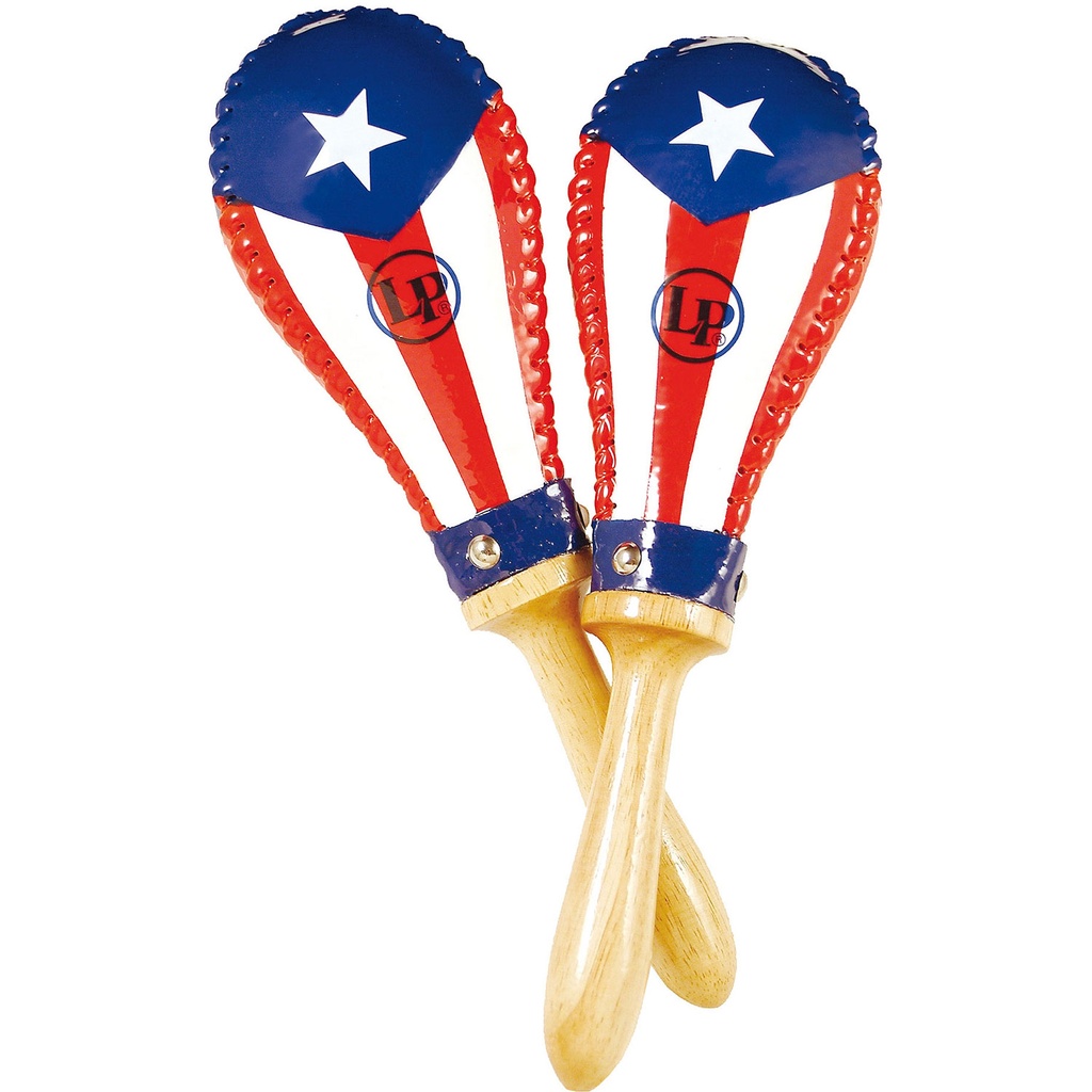 [LP393-PR] LP Maracas Rawhide Salsa Puerto Rico Flag