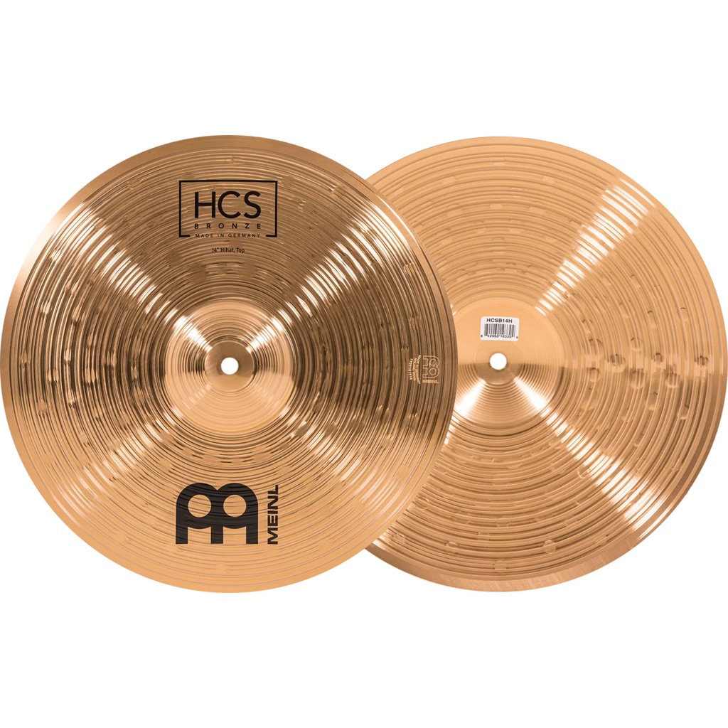 [HCSB14H] Meinl 14" HCS Bronze Hi Hat Cymbals