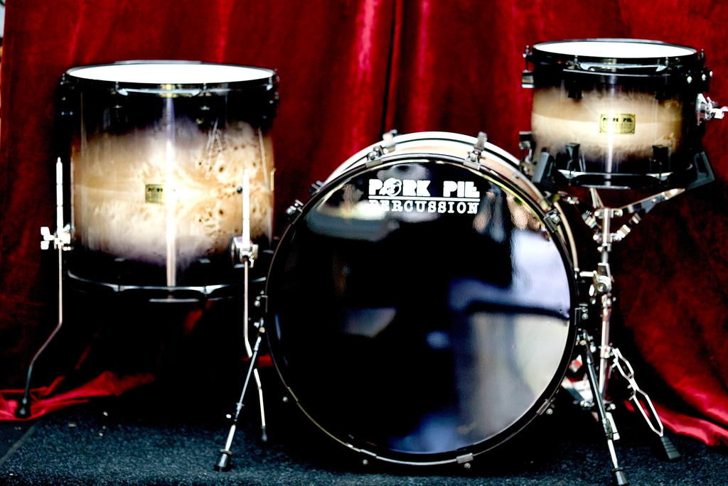 [PP3PCST-MBB] Pork Pie Percussion 3 Piece Custom 12/16/22 - MAPPA BURL w/ BLACK HARDWARE