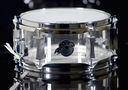 PORK PIE PERCUSSION 5" X 10" CLEAR ACRYLIC SNARE DRUM