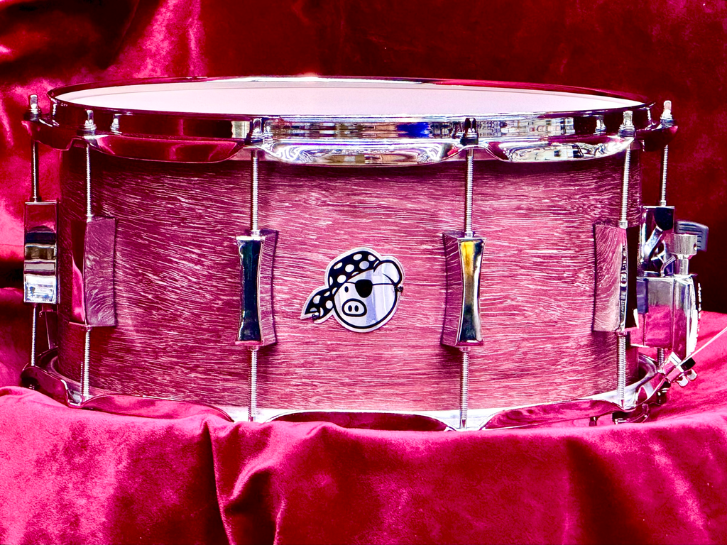 [PP7X14JPSN-LW] PORK PIE PERCUSSION  7" X 14" MAPLE SNARE DRUM IN "LILAC WINE" FINISH (PURPLE HEART)