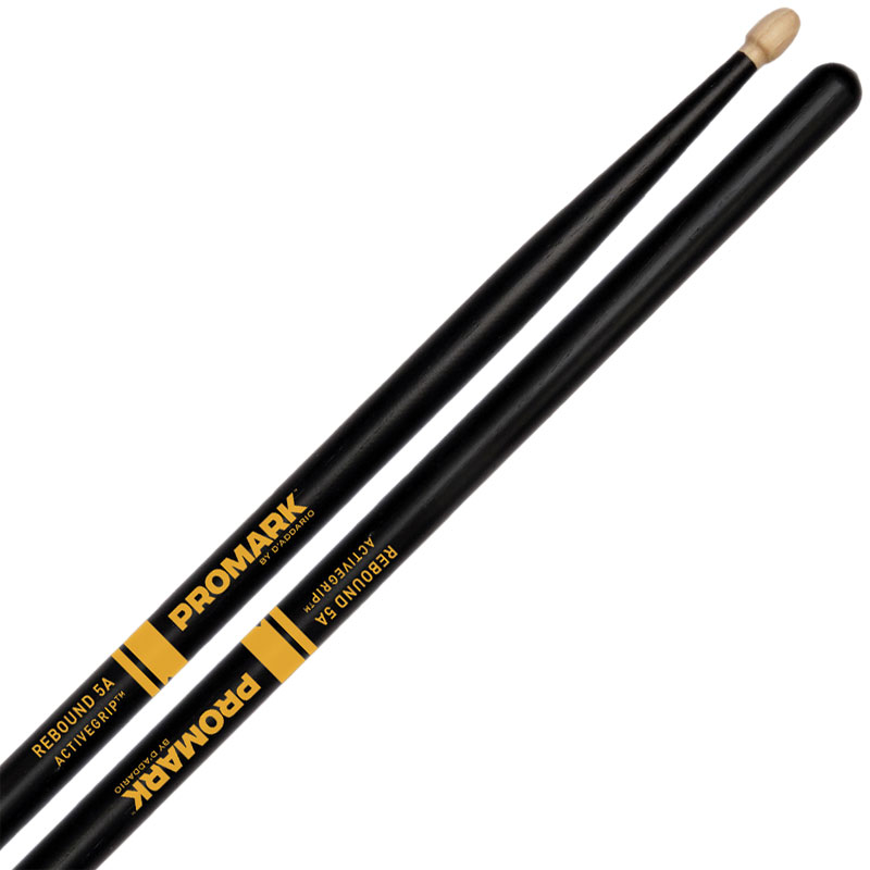 Promark Rebound 5A ActiveGrip Drum Sticks with Acorn Tips