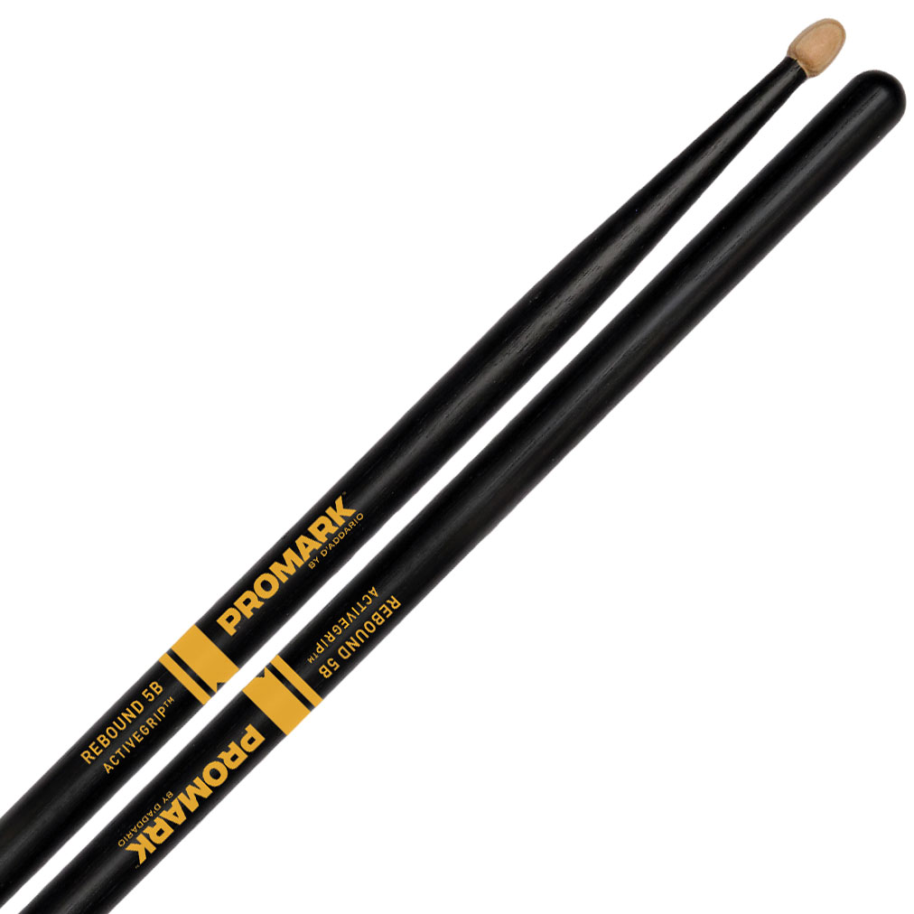 [R5BAG] Promark Rebound 5B ActiveGrip Drum Sticks with Acorn Tips