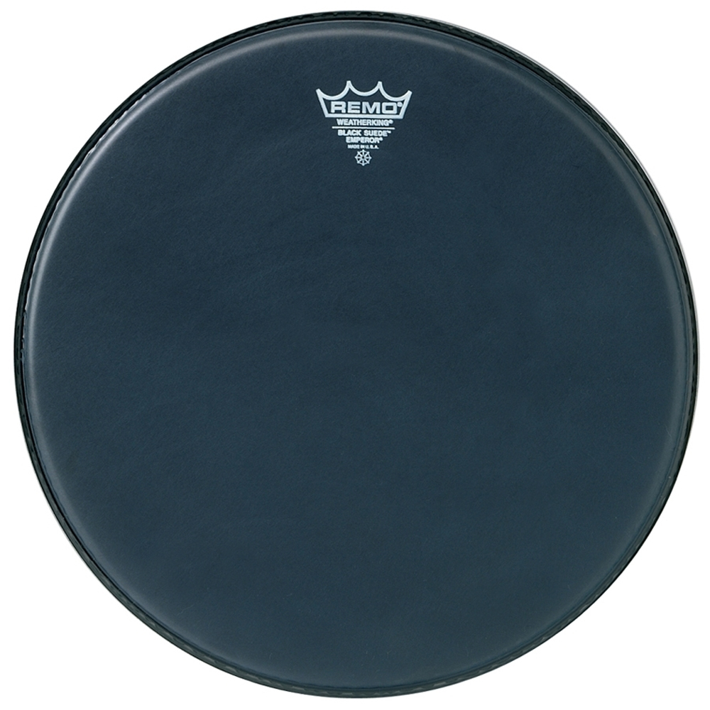 [BA-0813-ES-] Remo 13" Ambassador Black Suede Drum Head