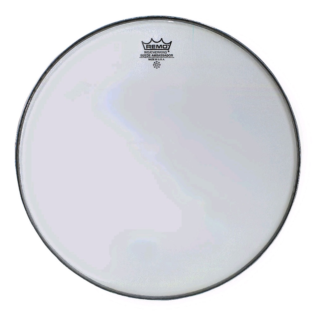 [BA-0816-WS-] Remo 16" Ambassador White Suede Drum Head
