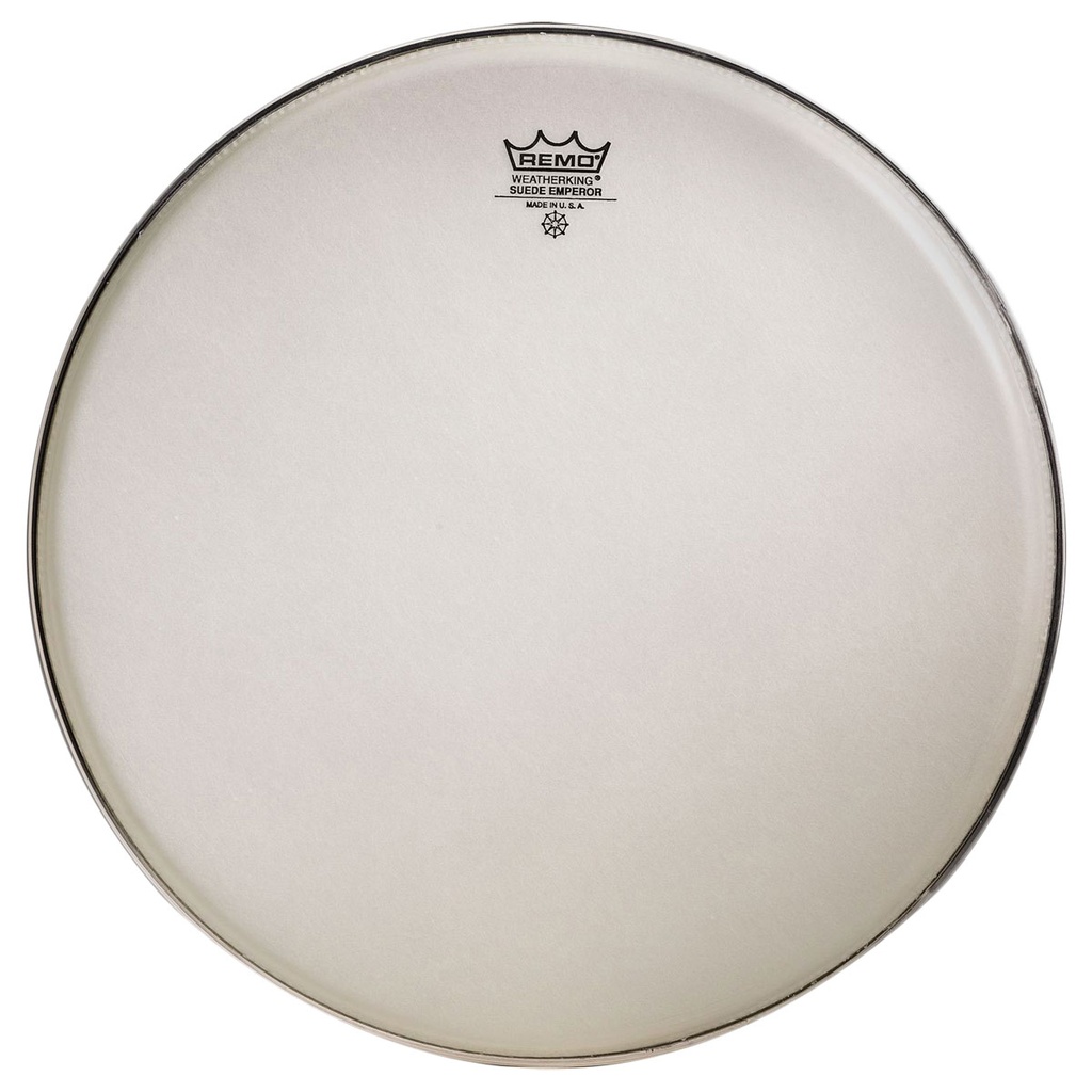 [BE-0806-MP-] Remo 6" Emperor Suede Crimplock Marching Tenor Drum Head