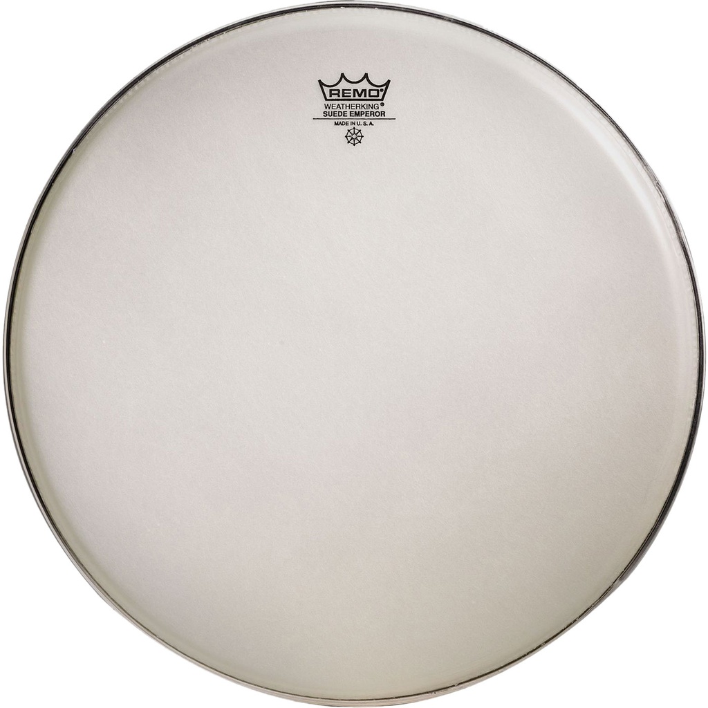 [BE-0813-MP-] Remo 13" Emperor Suede Crimplock Marching Tenor Drum Head