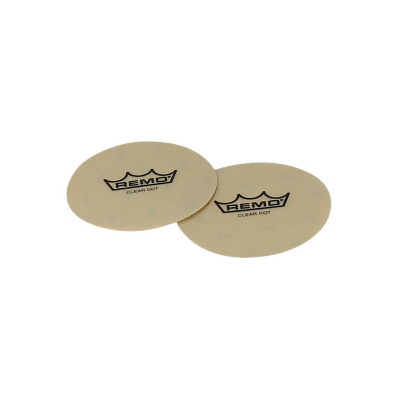 [HK-6204-02-] Remo 4" Clear Control Sound Dot (2-Pack)