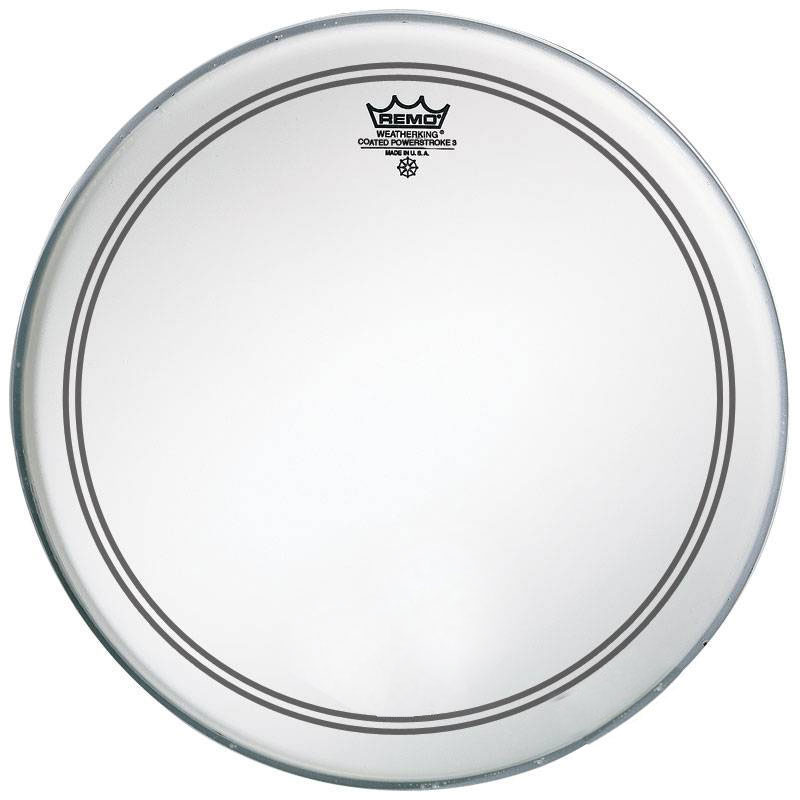 [P3-1120-C2-] Remo 20" Powerstroke P3 Coated Bass Drum Head with Falam Patch