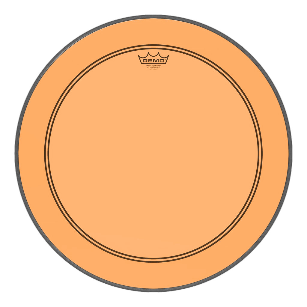 [P3-1320-CT-OG] Remo 20" Powerstroke P3 Colortone Orange Bass Head