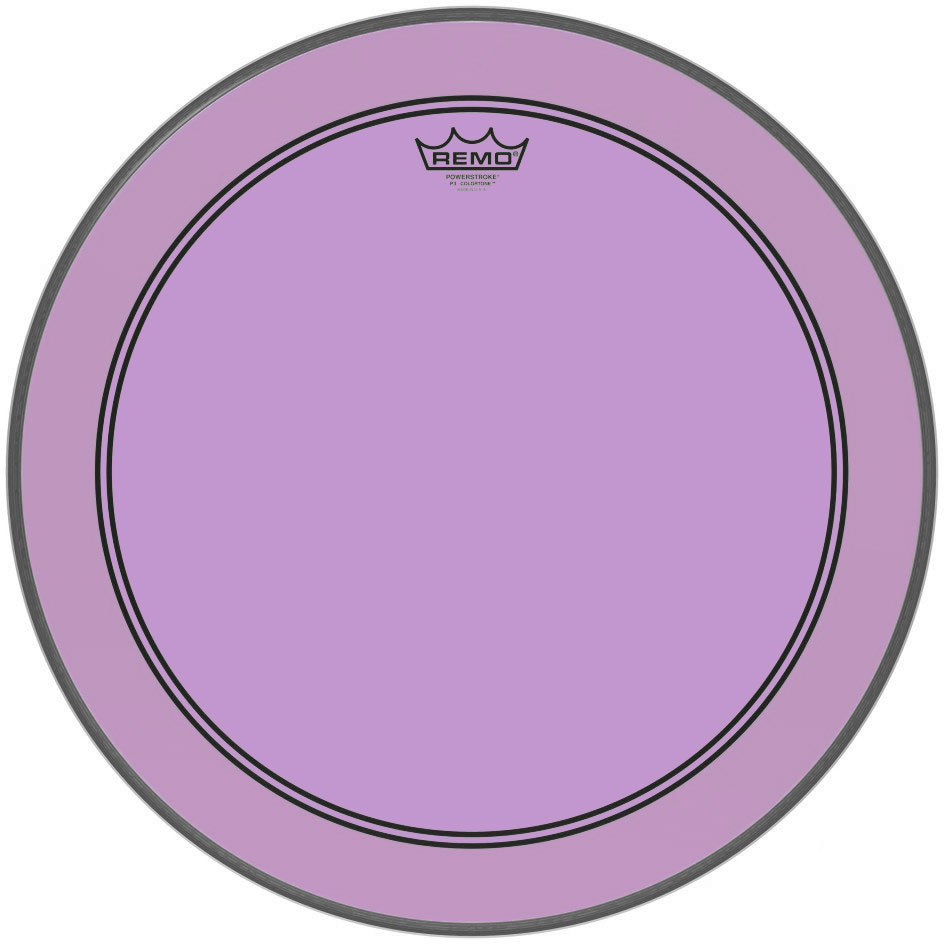 [P3-1320-CT-PU] Remo 20" Powerstroke P3 Colortone Purple Bass Drum Head