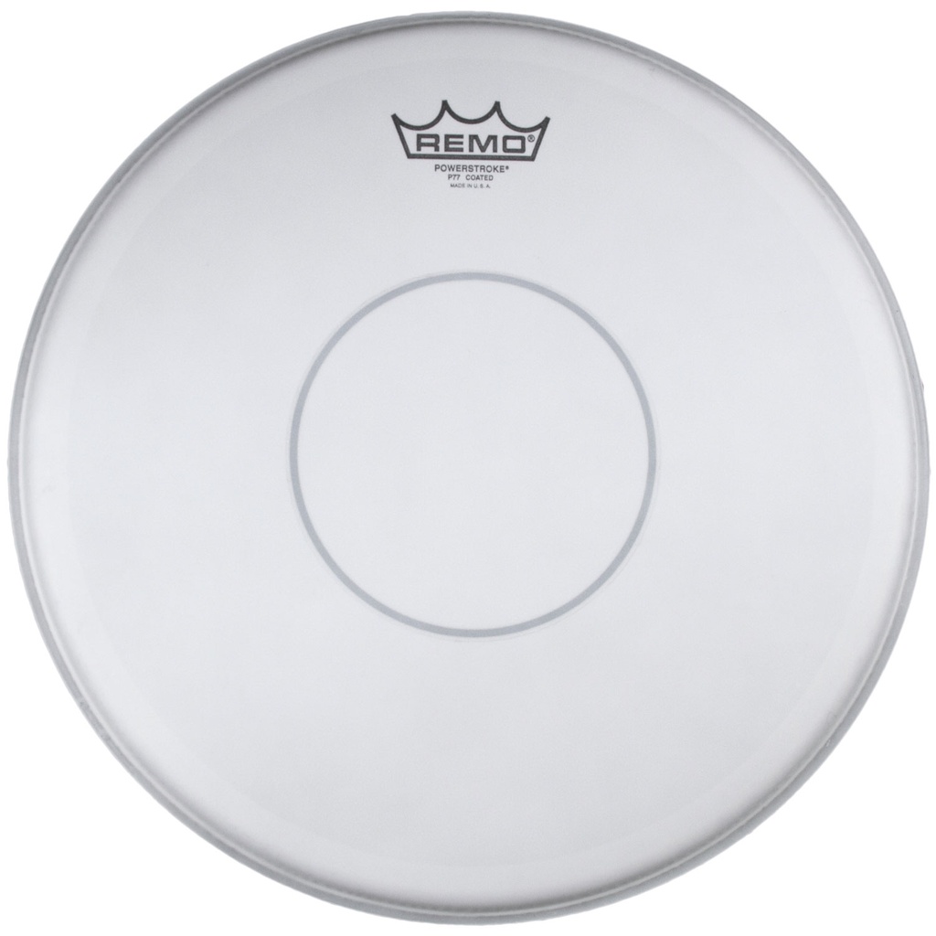 [P7-0114-C2-] Remo 14" Powerstroke 77 Coated Drum Head with Clear Dot