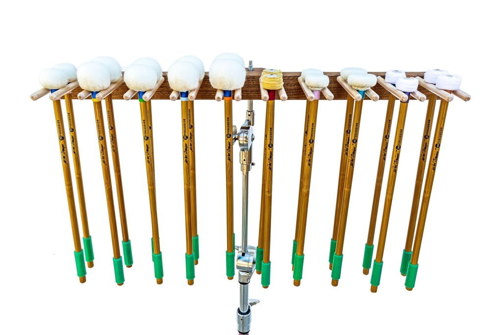 [RPMR6] Rustic Percussion Mallet Rack - 6 Pair