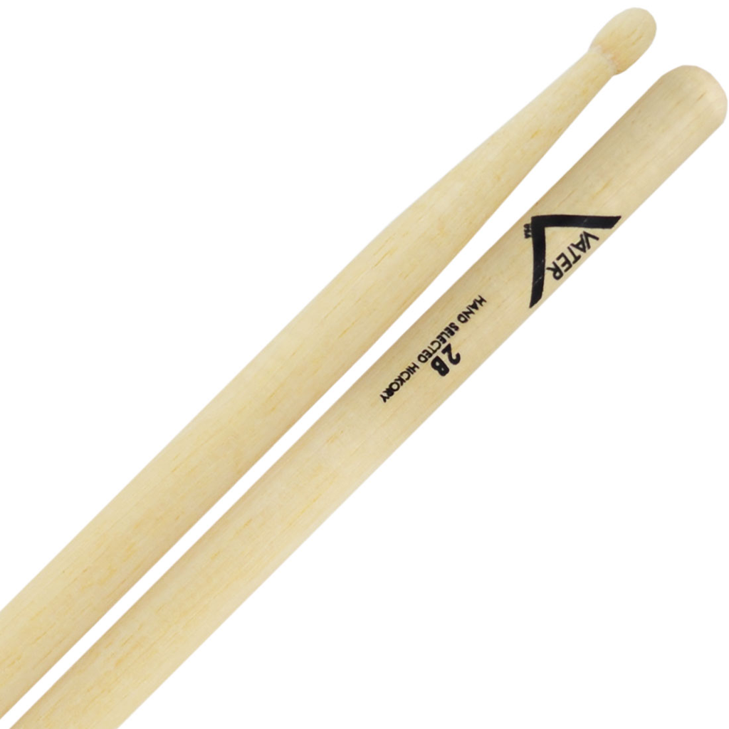 [VH2BW] Vater 2B Drumsticks with Wood Tips