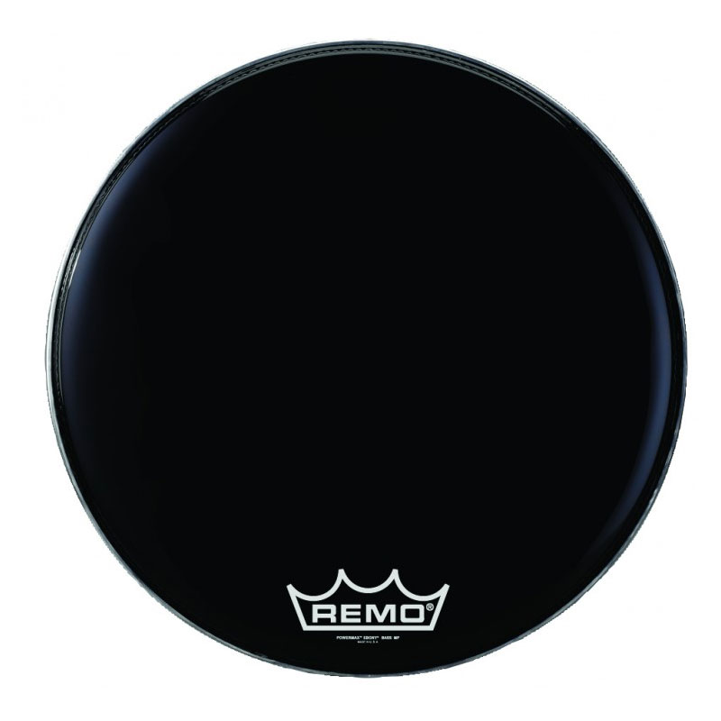 [PM-2430-MP-] Remo 30" Powermax 2 Ebony Crimplock Marching Bass Drum Head