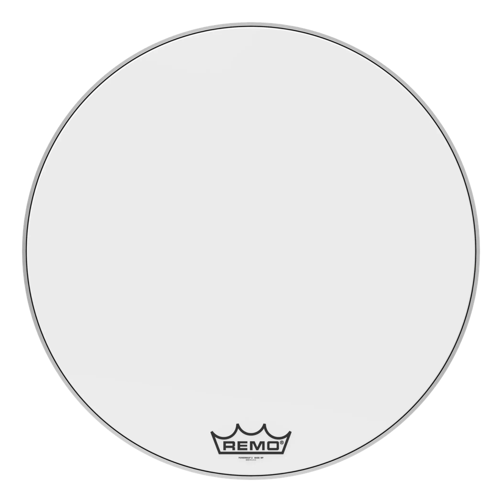 [PM-2032-MP-] Remo 32" Powermax 2 Ultra White Crimplock Marching Bass Drum Head