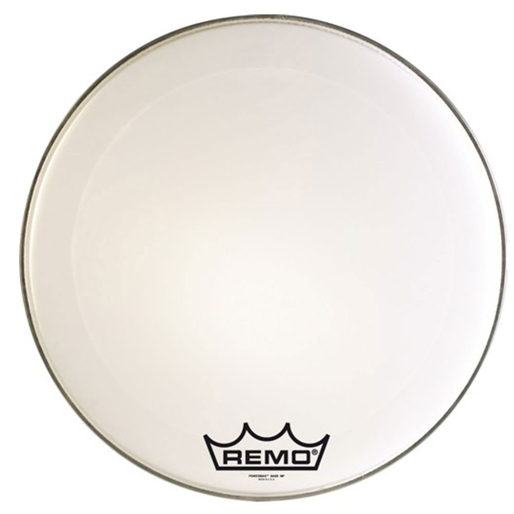 [PM-1030-MP-] Remo 30" Powermax Ultra White Crimplock Marching Bass Drum Head