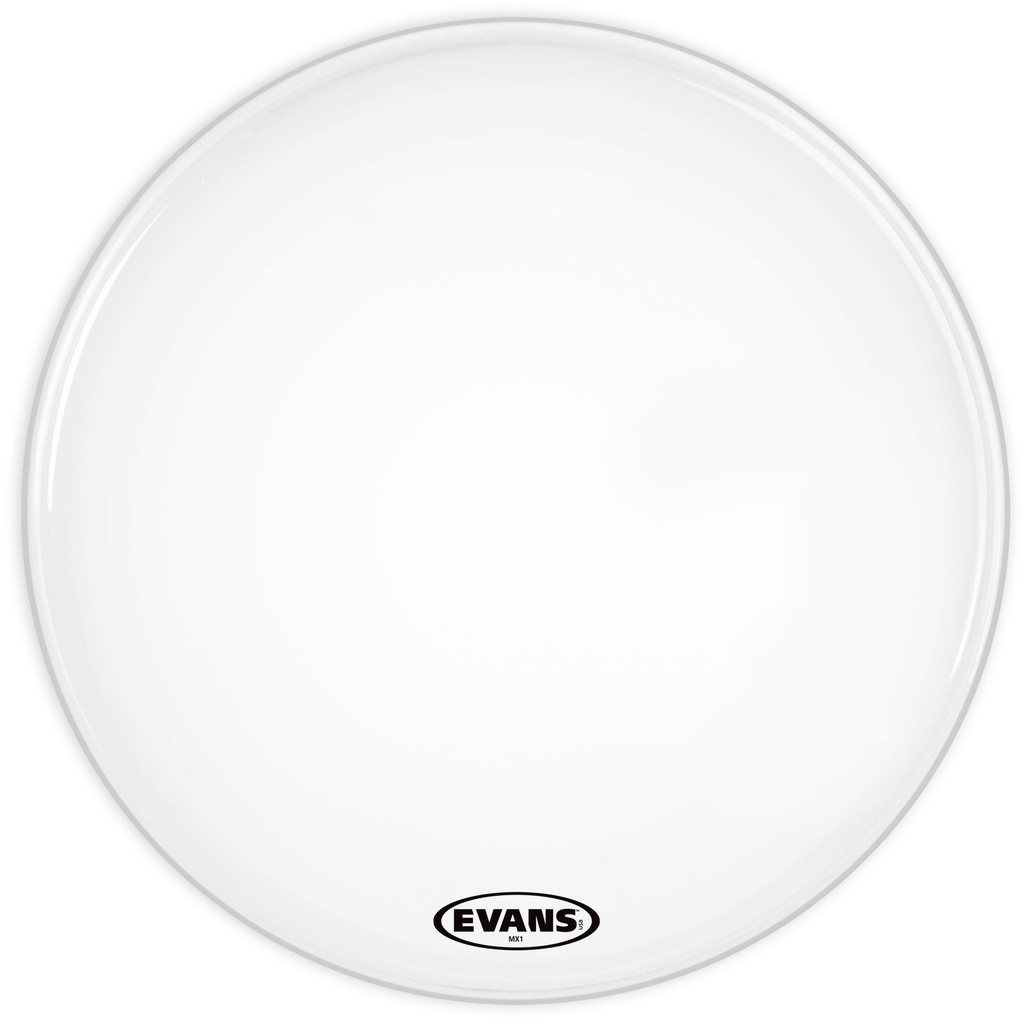 Evans 32" MS1 White Marching Bass Head