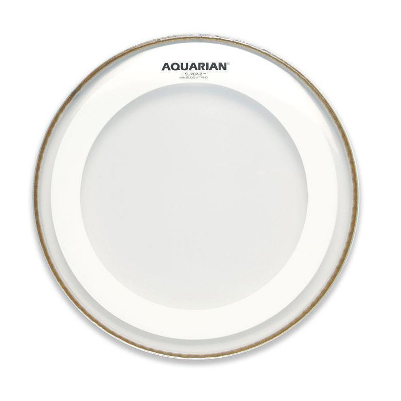Aquarian 16" Super-2 Clear with Studio-X Ring