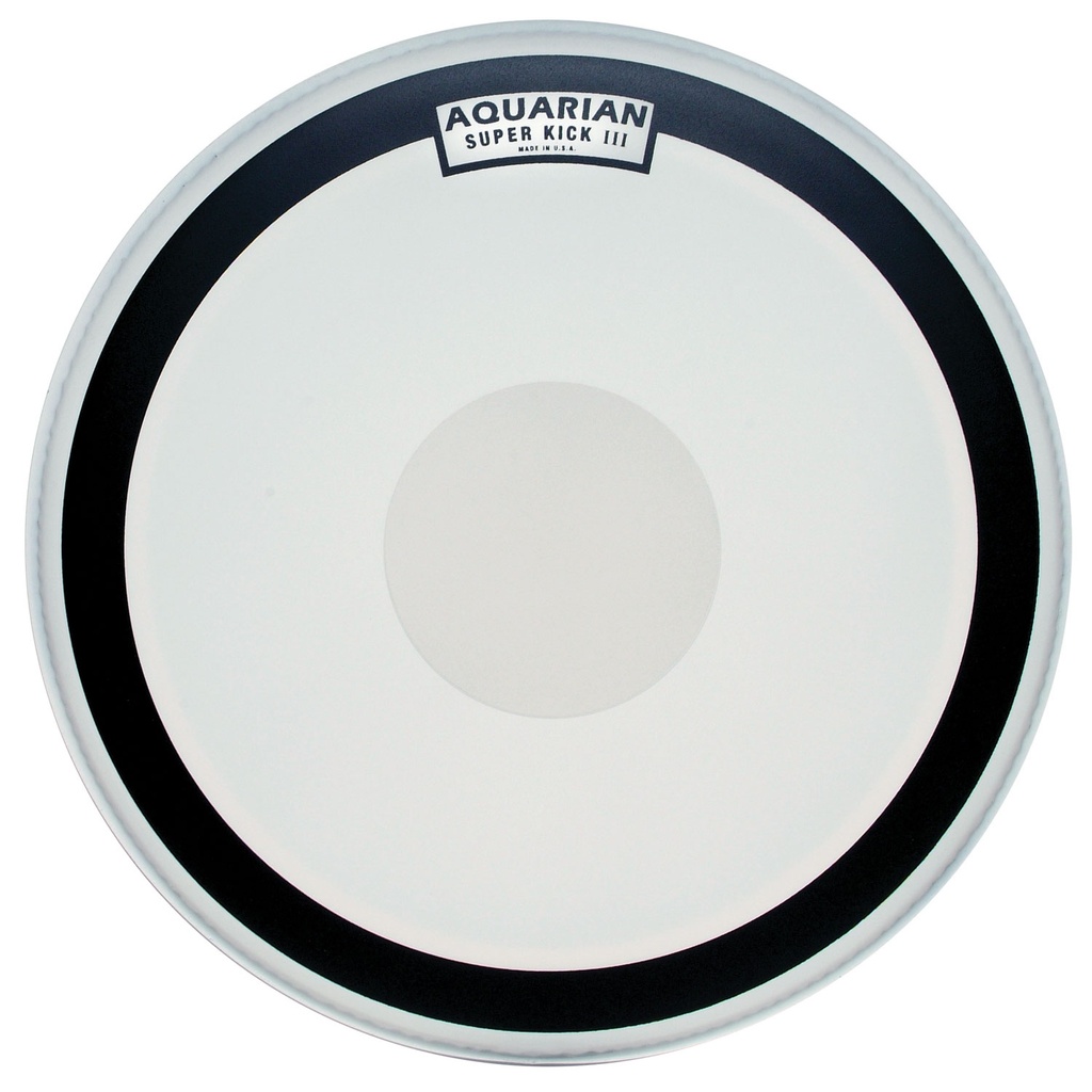 Aquarian 24" Coated Super-Kick Single Ply with Dot