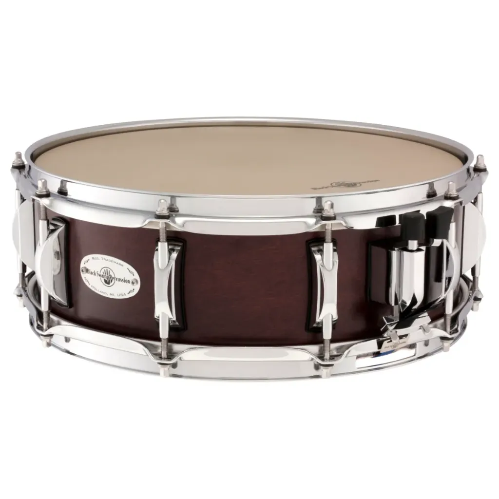 Black Swamp Concert 7-ply Maple Snare Drum 5" x 14" in Cherry Rosewood