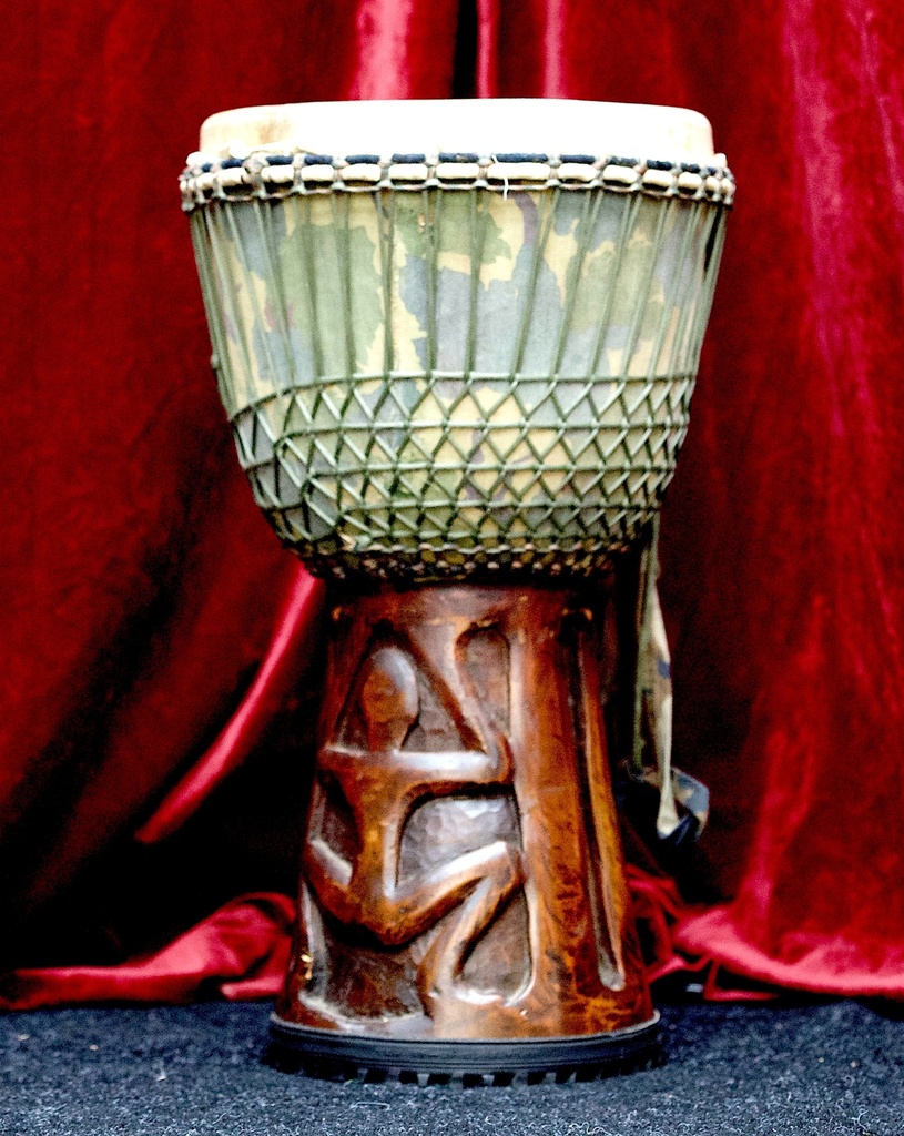 Custom Hand-Carved Djembe