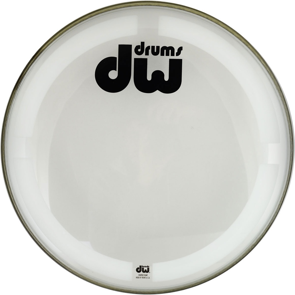 DW 23" Coated Clear Bass Drum Head