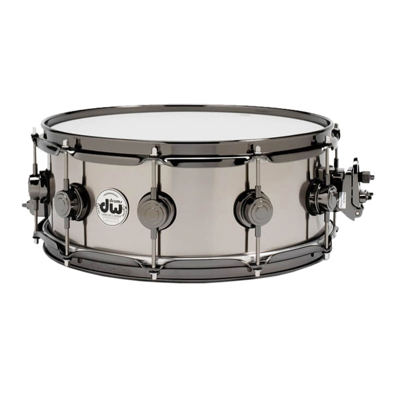 DW 6.5" x 14" Collector's Black Titanium Snare w/ Black Nickel
