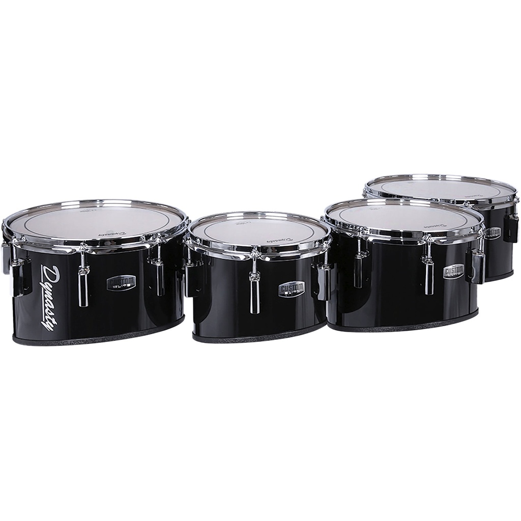 [MT-S0234R1595] Dynasty 10-12-13-14" Marching Tenors w/ Chrome in Black