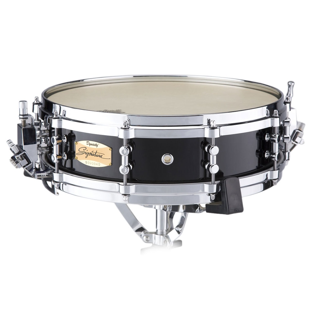 [CS-S1440B] Dynasty 14" x 4" Signature Concert Snare Drum Piano Black