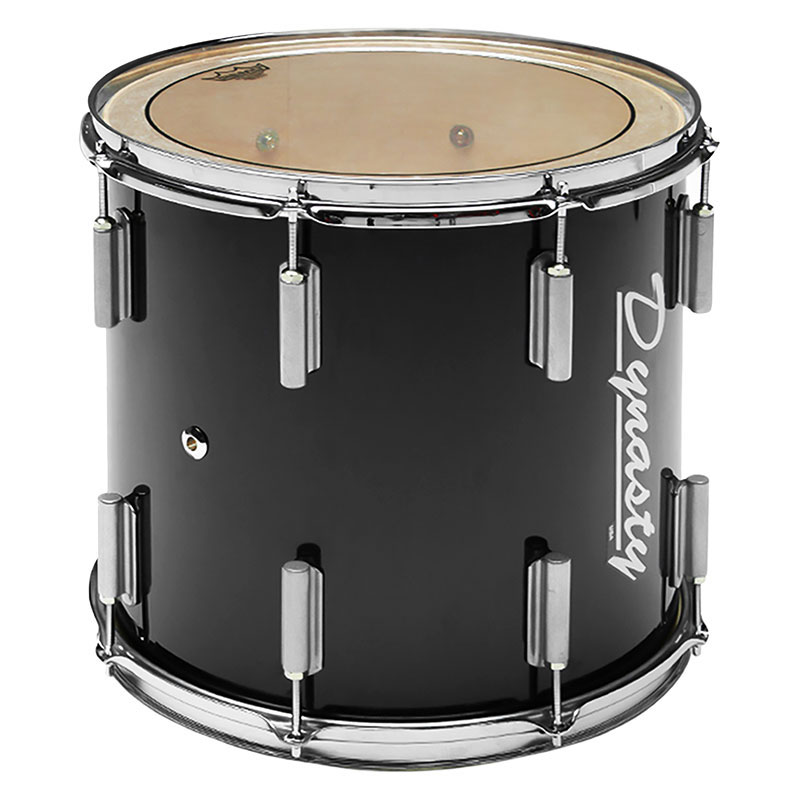 Dynasty 16" x 14" Traditional Tenor w/ Chrome in Black