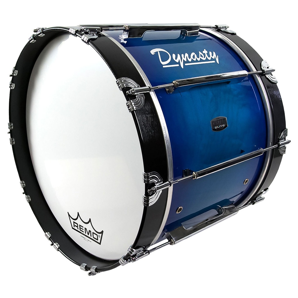 Dynasty 28" x 14" Marching Bass w/ Chrome in Lacquer