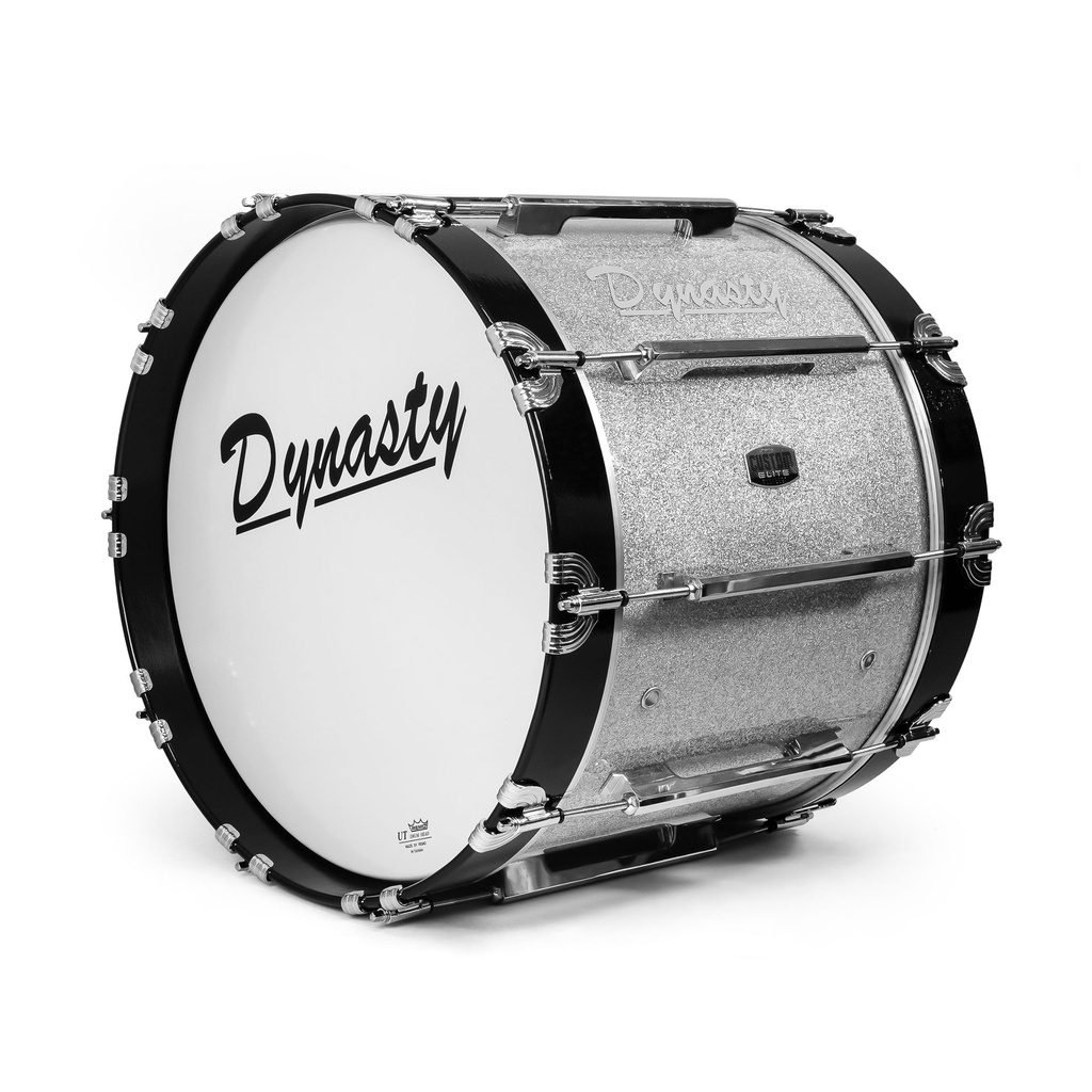 Dynasty 30" x 14" Marching Bass w/ Chrome in Sparkle