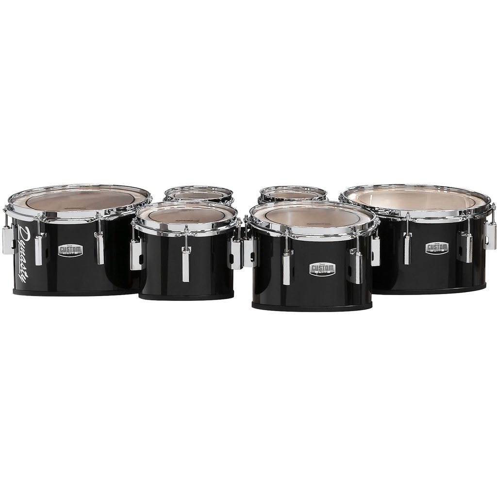 Dynasty 6-6-8-10-12-13" Marching Tenors w/ Chrome in Black