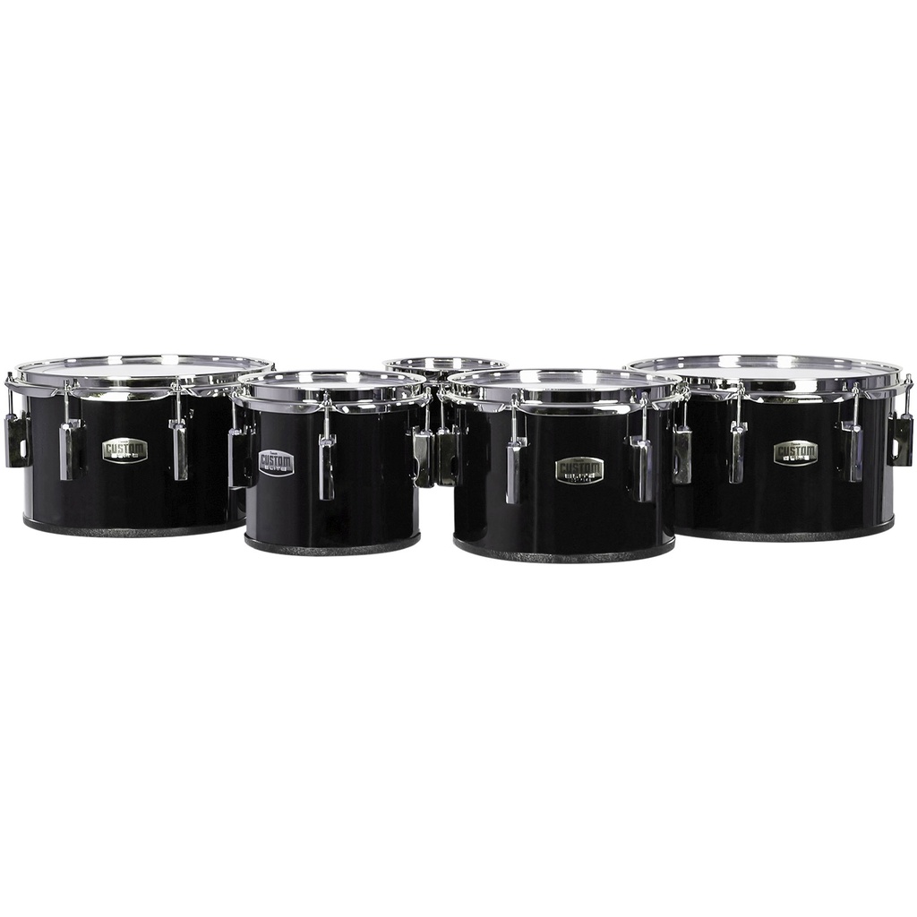 Dynasty 8-10-12-13" Marching Tenors w/ Chrome in Black
