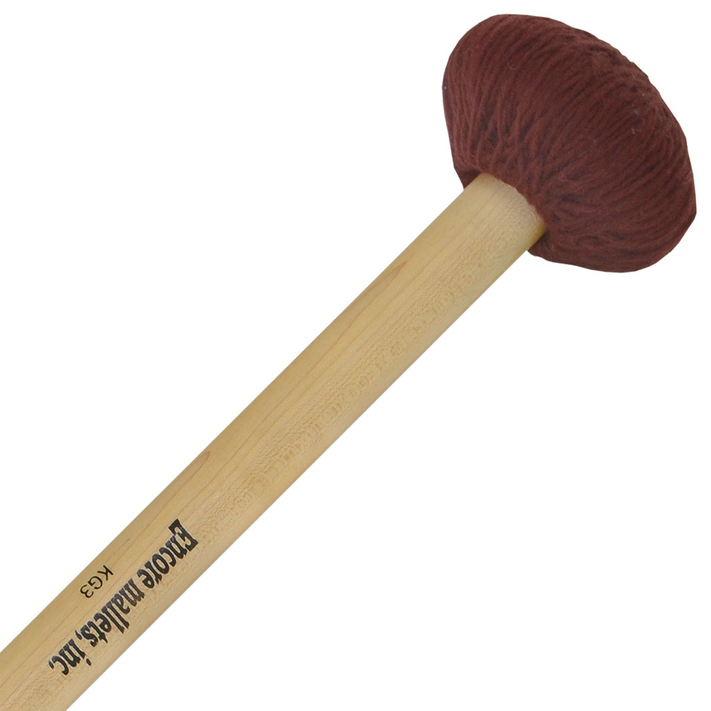 [KG3] Encore Mallets Articulate Ape Burgundy Gong Mallet
