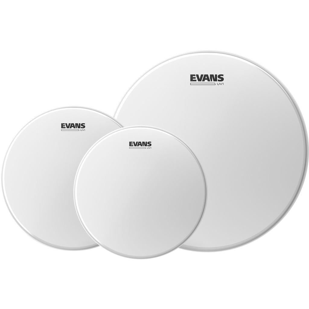 Evans 10"/12"/16" UV1 Coated Rock Tom Head Pack