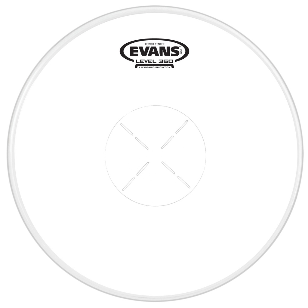 Evans 13" Power Center Snare Top Head