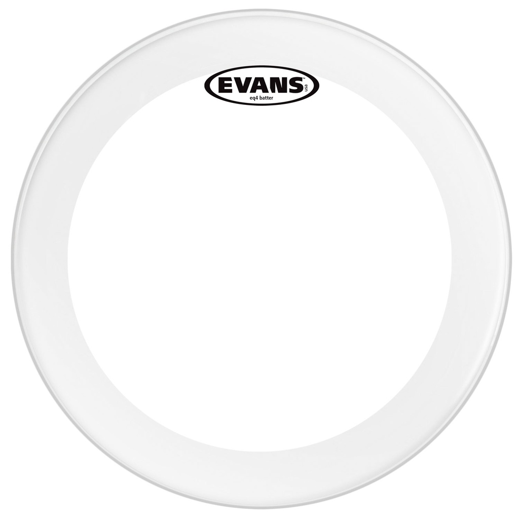 Evans 16" EQ4 Clear Bass Head