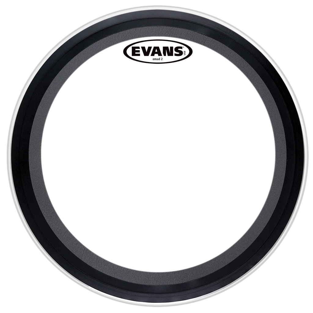 Evans 22" EMAD2 Clear Bass Head
