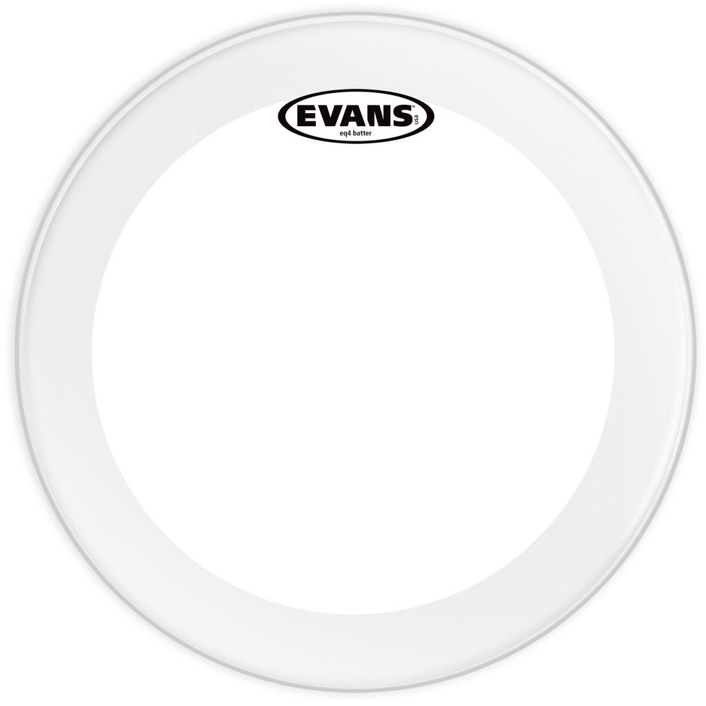Evans 26" EQ4 Clear Bass Head