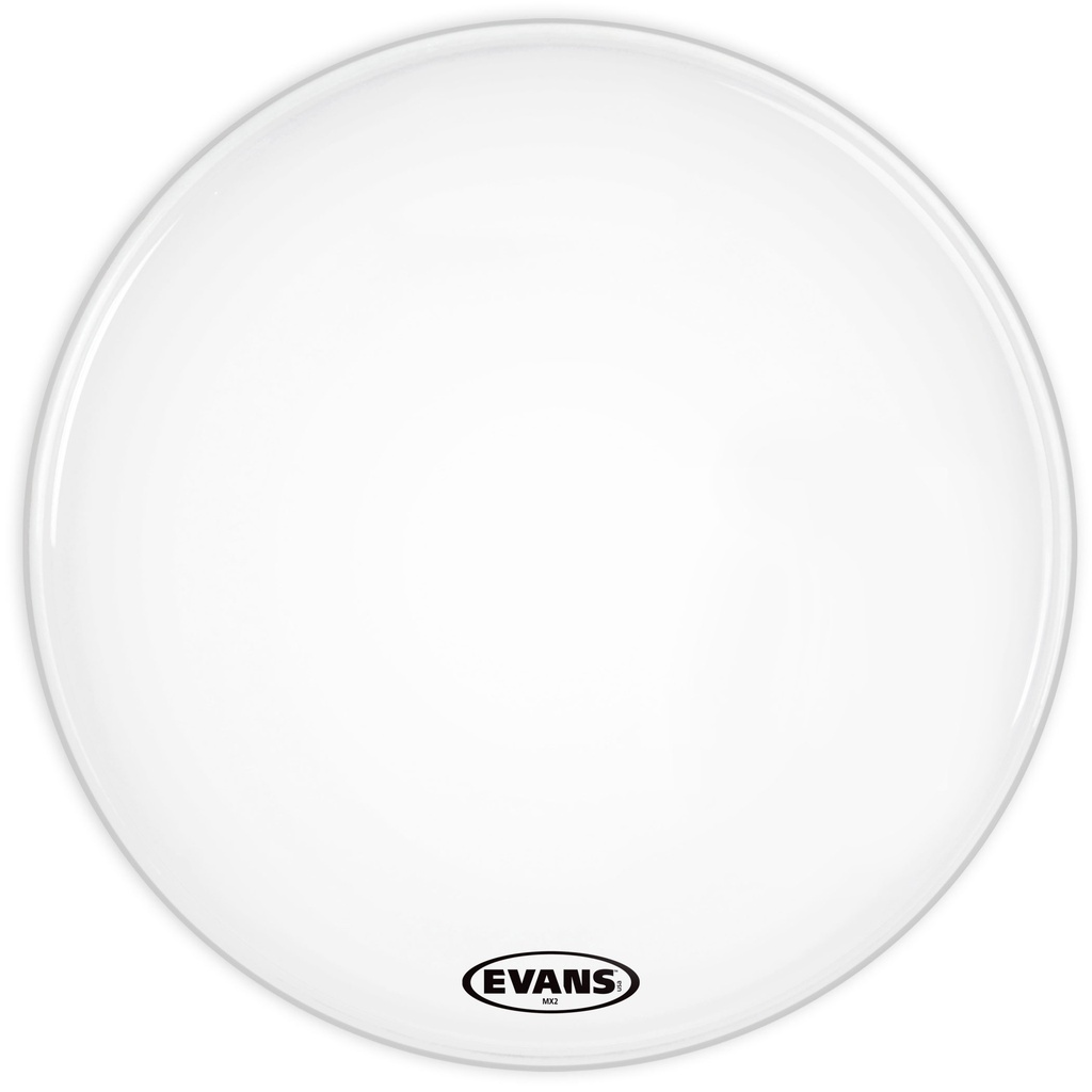 [BD32MX2W] Evans 32" MX2 White Marching Bass Head