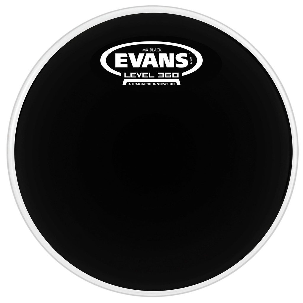 Evans 8" MX Black Marching Tenor Head
