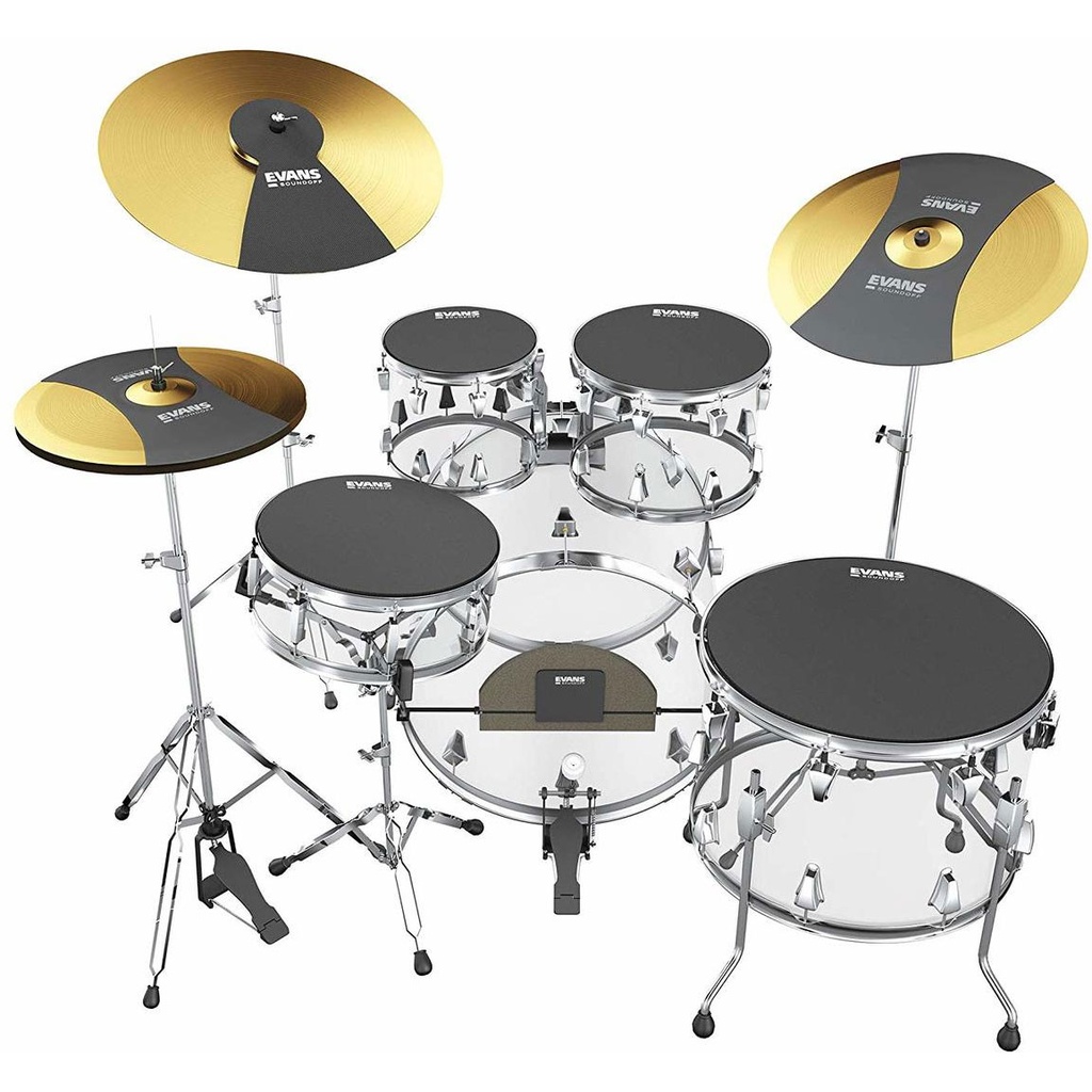 Evans Standard Kit Drum & Cymbal Mute Set