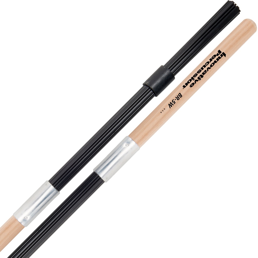 [BR-5W] Innovative Percussion BR-5W Nylon Bundle Sticks Wood Handles