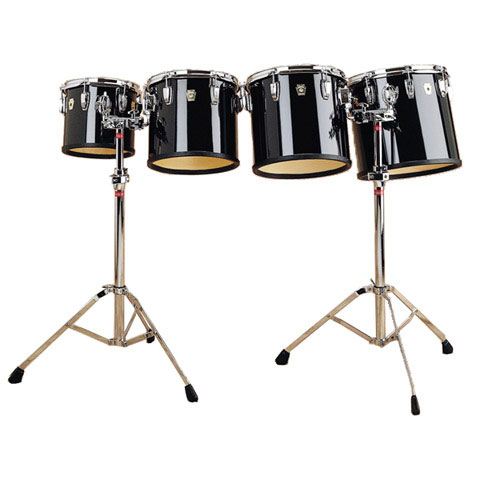 [LECT04CCG] Ludwig 10-12-13-14" Concert Toms in Black Cortex