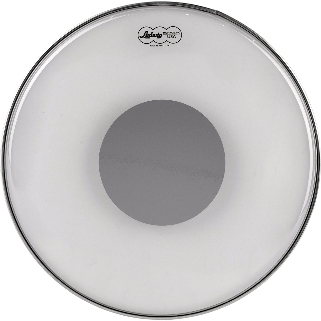 Ludwig 14" Clear Ambassador Silver Dot Drum Head