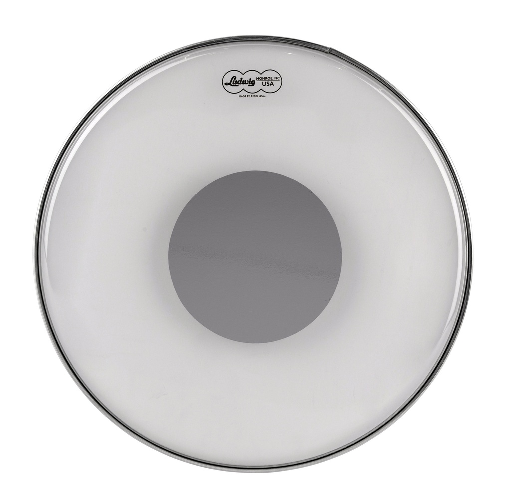 Ludwig 24" Powerstroke 3 Clear Silver Dot Bass Drum Head